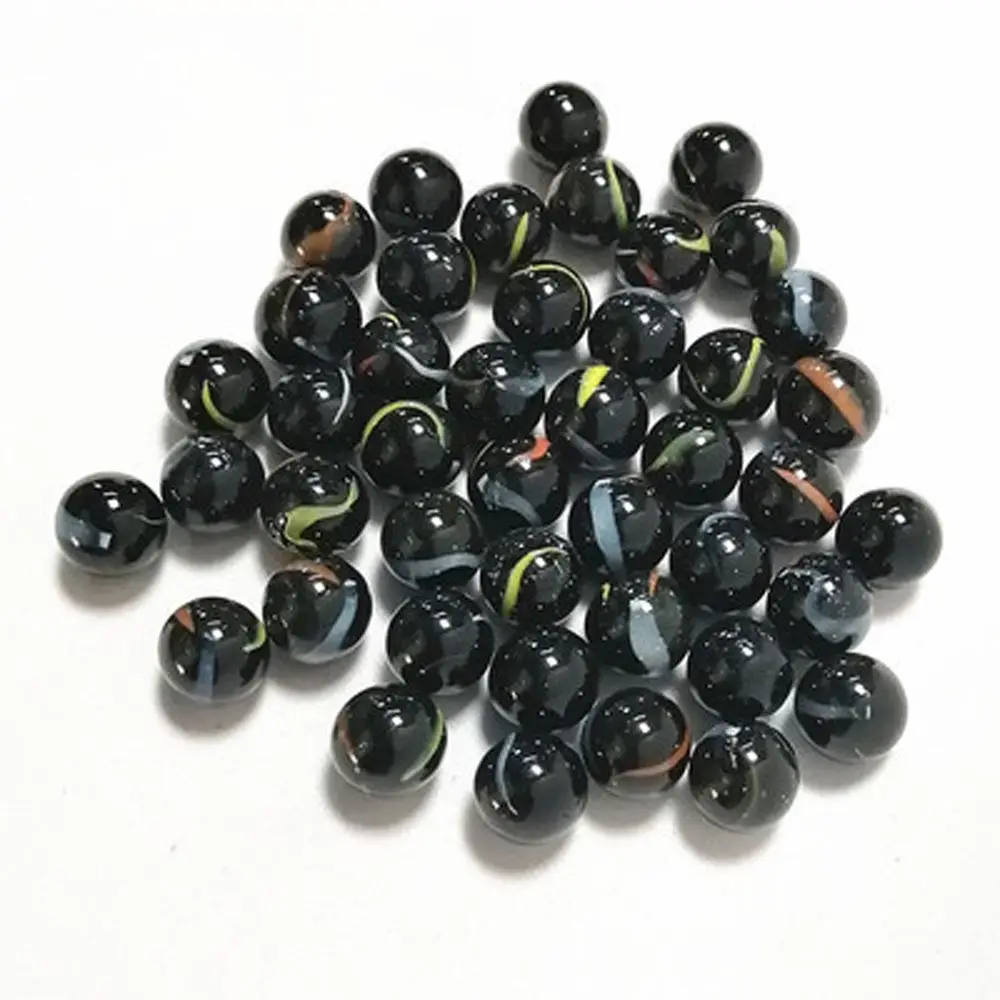 50 Pièces 16 mm Billes en Verre Colorées, Jouet en Marbre Enfant, Billes de  Verre Translucides, Billes Décoratif, Jeux Traditionnels de Bille, Perle  Ronde pour Marble Rush Circuit à Billes