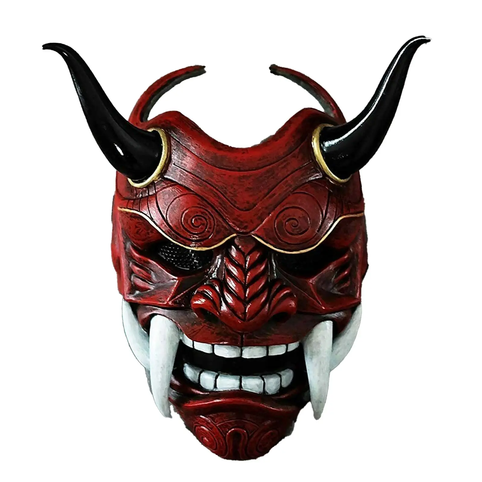Hannya Samurai Oni Mask Japanese Hannya Ghost Demon Noh Face Mask