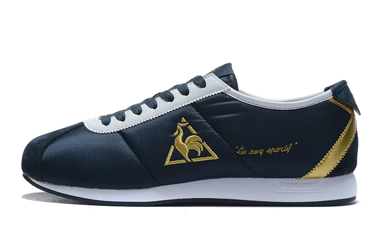 Le Coq Sportif мужские кроссовки из ткани Оксфорд, высокое качество, парусиновые кроссовки Le Coq Sportif, спортивная женская обувь, кроссовки - Цвет: Синий