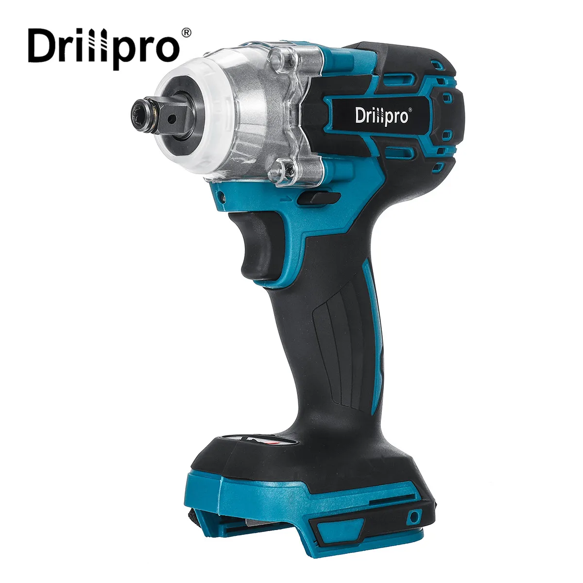 

Drillpro 18V 520N.m Cordless Brushless Impact Wrench Stepless Speed Change Switch Adapted To 18V Makita battery