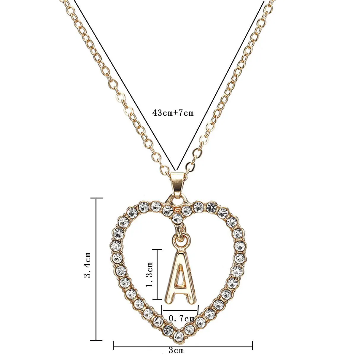 Романтическое ожерелье с золотыми буквами инициалы имя ожерелья лучший подарок на день рождения для женщин девушек гостей