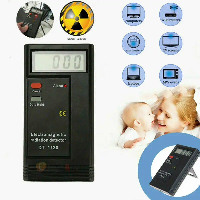 

EMF Meter Electromagnetic Field Radiation Detector Handheld Digital LCD Tester