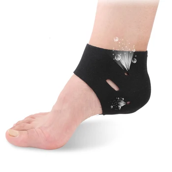 2Pcs Hak Protector Voet Sets Van Schoen Cover Warmte Sokken Sets Voeten Indoor Enkel Hak Pad Sokken Voetverzorging tool Z52101