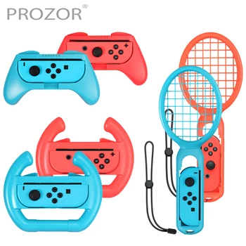 

Grip For Nintendo Switch Joy-Con Steering Wheel Accessories For Mario Tennis Racket Aces Game Switch Controller Grip Handle