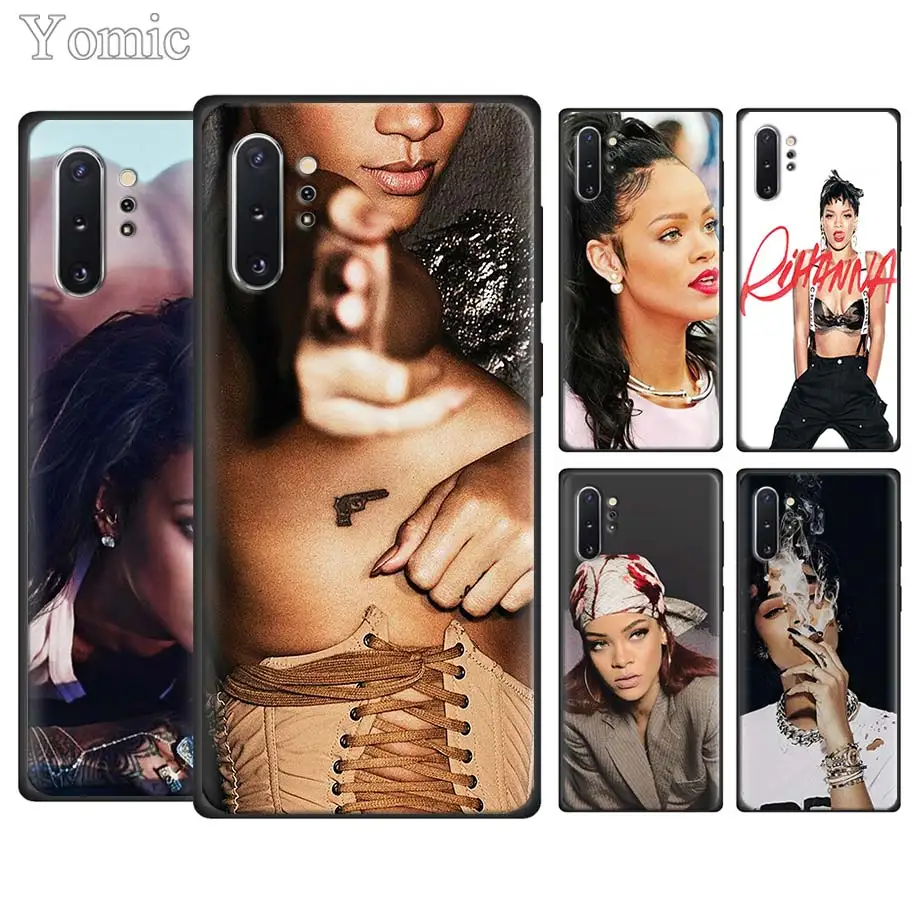 

Sexy Rihanna Phone Cases for Samsung Galaxy Note 10 10 Plus (5G) Note 8 9 S10e S8 S9 S10 Plus S7 Soft TPU Cover