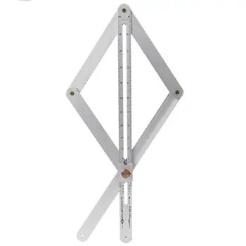 

15 Inch Universal Miter Angle Measuring Tool Ruler Frame Carbon Steel Protractor Multi-angle Measurement Woodworking Tools