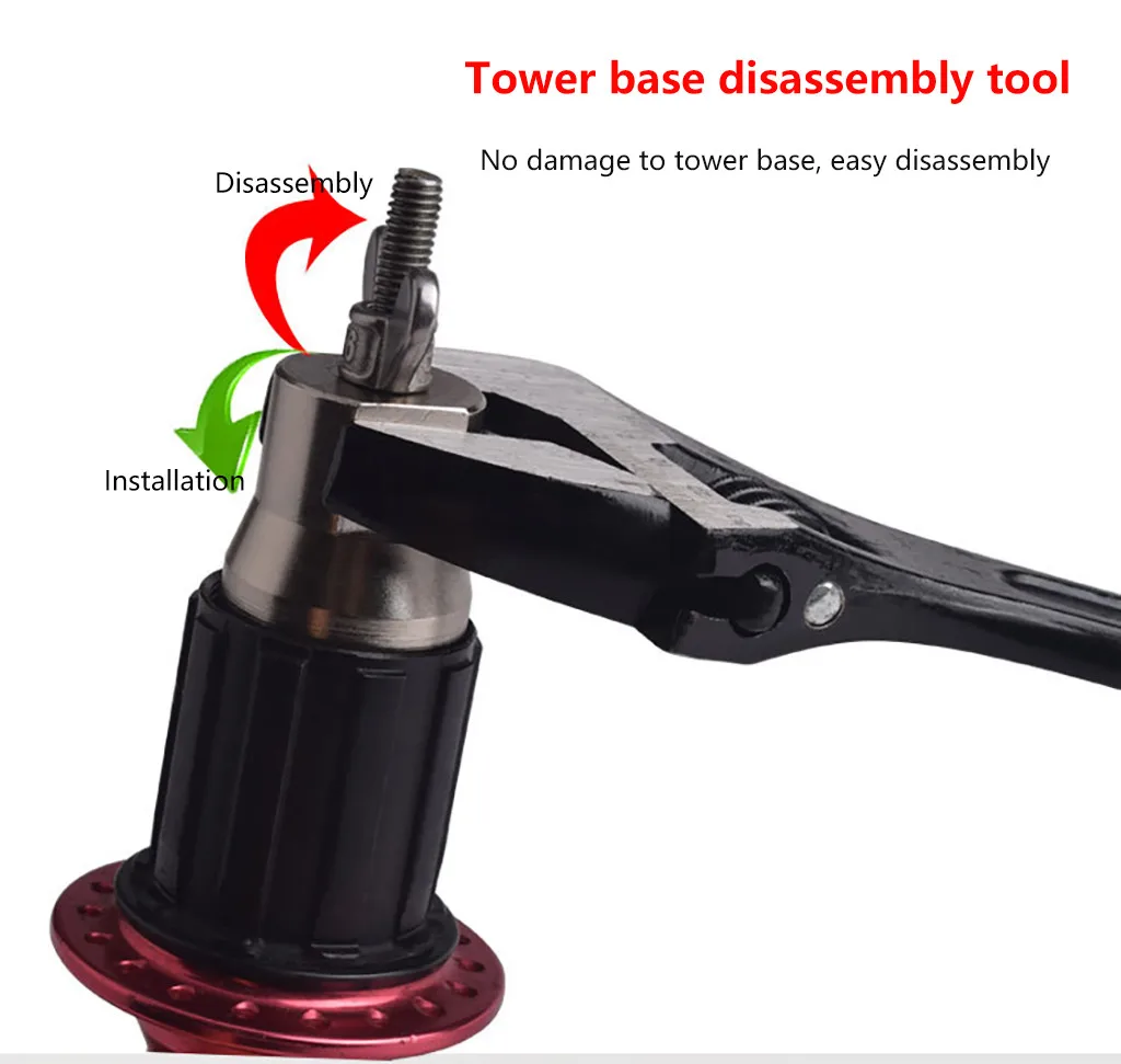 Универсальные инструменты для ремонта велосипеда, практичный тонкий поворот, сильная совместимость, инструмент для демонтажа маховика велосипеда