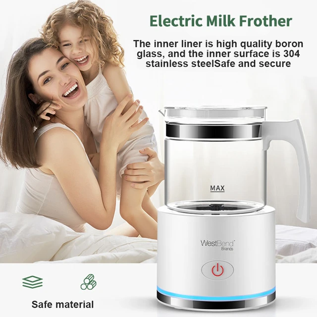 Electric Steamer: Hot and Cold Machine Automatic Milk Steamer and