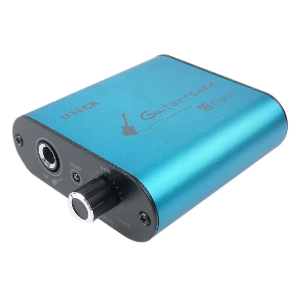 Оптовая продажа 5 шт. Uteck гитара куб ASIO Chord USB аудио интерфейс (DI) подходит для