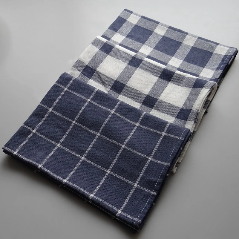 Top-5Pcs Cotton Table Napkins Cloth Tea Towel Absorbent Dish Cloth Scouring Pad Kitchen Towels Cleaning Cloth Handkerchief Party