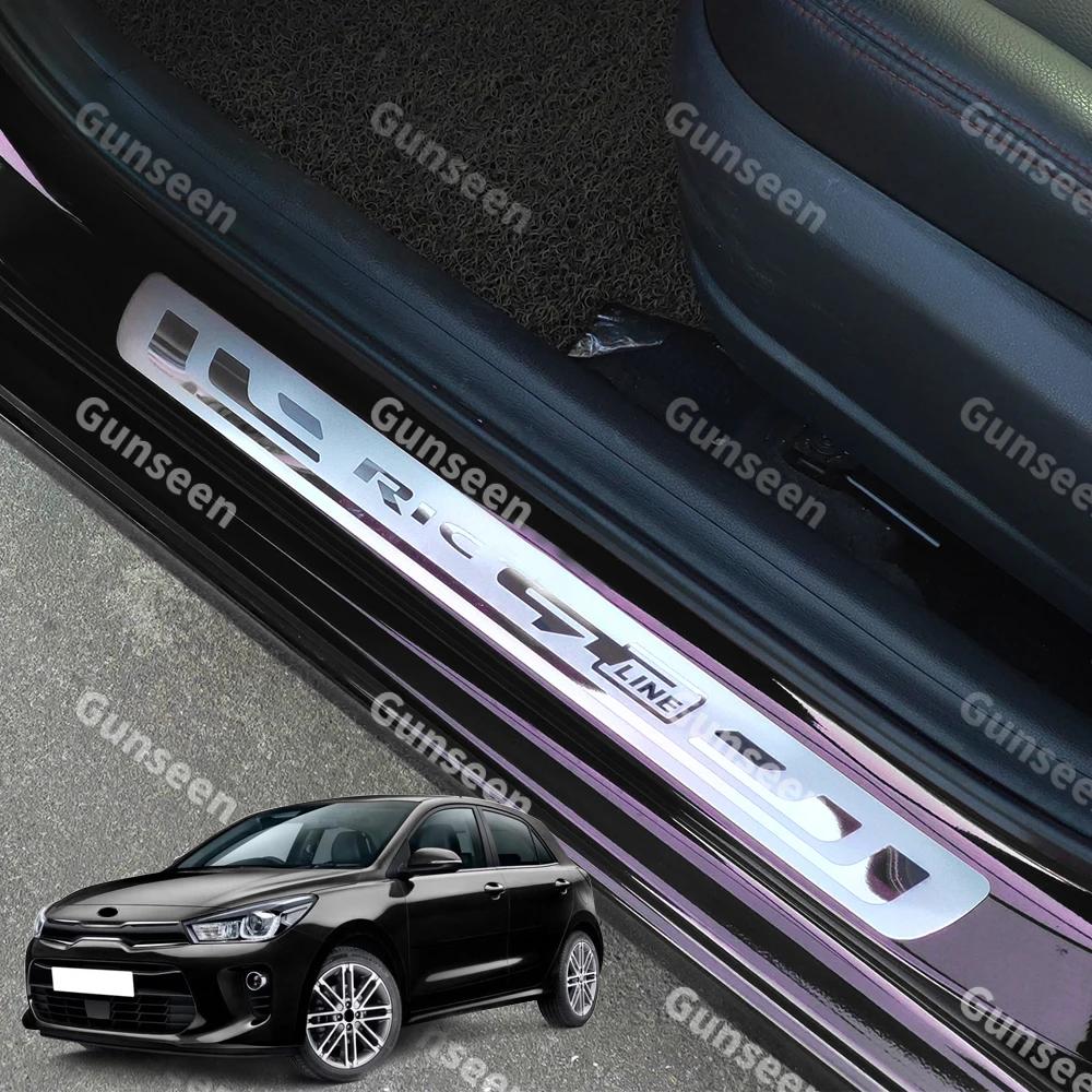 Аксессуары для отделки порога двери KIA RIO Gt Line 2018 2019 2020 автомобильный порог