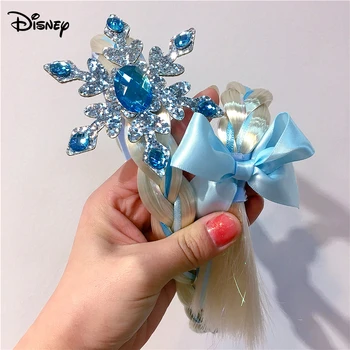 

Frozen 2 Princess Children Hair Accessories Snowflake Crown Headbands For Girls Christmas Kids Braid Hairs Hoop Lovely Headwear