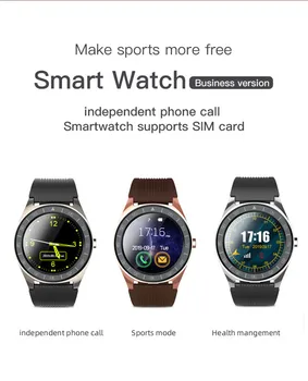 

V5 smart watch sim card with camera 1.54"touch screen Bluetooth Smart wristband for Android iOS phones Men Women smart watch