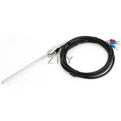 

RT100 5mmx100mm Temperature Sensor Insulated Thermocouple Probe 6.5ft