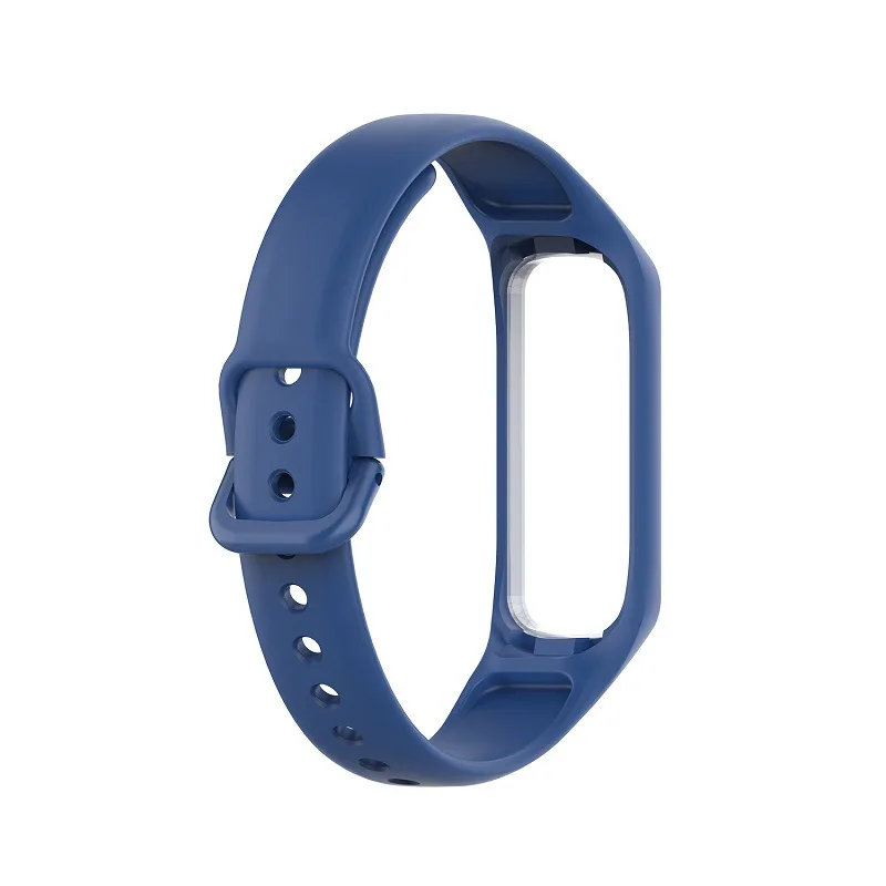 Спортивный ремешок silcone для samsung Fit E R375 Смарт-часы браслет ремешок для samsung Fit-e SM-R375 ремешок черный - Цвет: dark blue