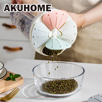 

1500ml/2500ml Kitchen Grain Storage Box Sealed Jar Large Capacity Storage Holder Food Grade Milk Powder Sealed Box Mason Jar