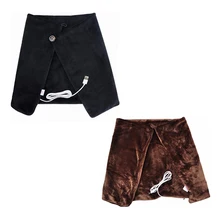 USB Powered Подогрев шаль Мягкая зима 5V 4W Электрическое потепление одеяло грелка кофе/черный