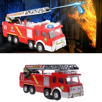 

Spray Water Truck Toy Fireman Fire Truck Car Music Light Educational Toys Boy Kids Toy Gift
