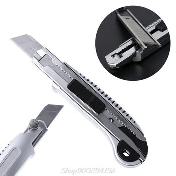 

Stainless Steel Cutter Wall Paper Cutting Utility Knife Cutter Razor Blade Retractable Paper Cutter School Supplies Jy17 20