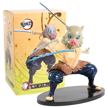 

Demon Slayer Kimetsu no Yaiba Hashibira Inosuke PVC Figure Model Toys Kimetsu Inosuke Figurine Dolls Gifts