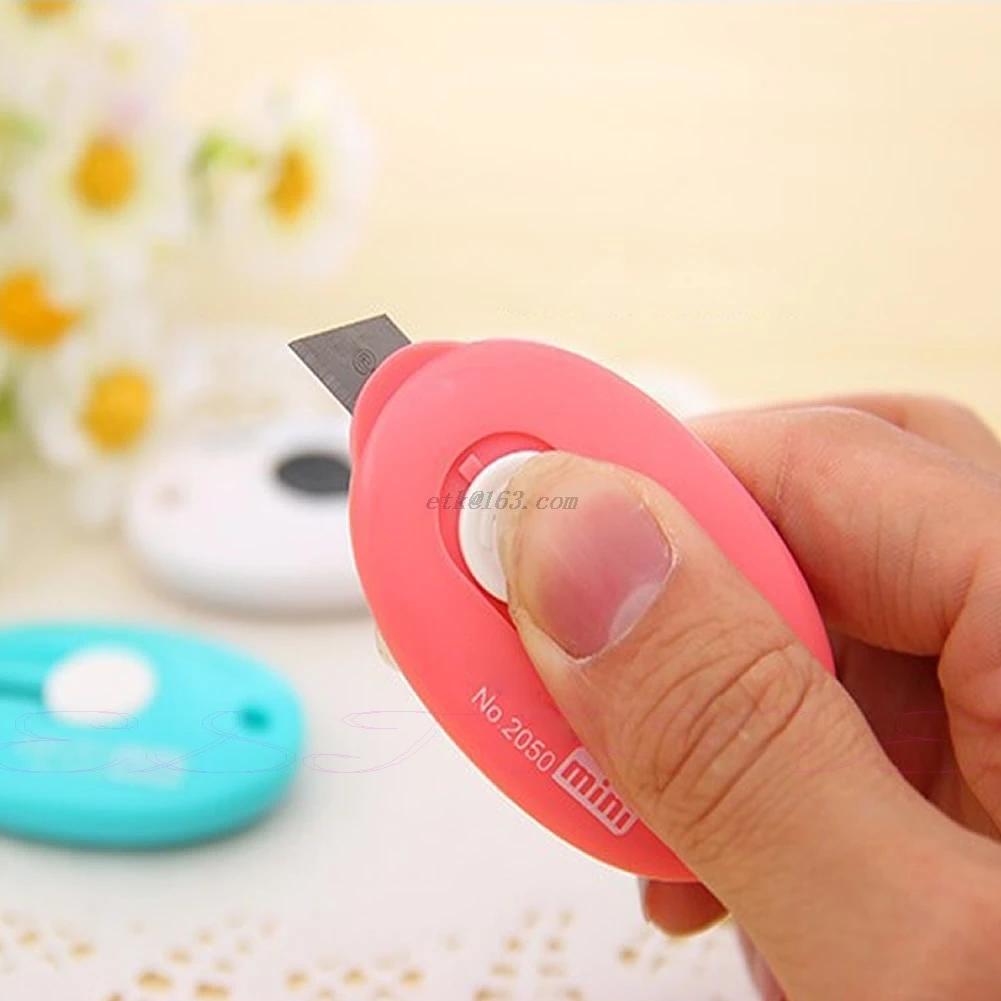 Новый DIY инструмент универсальный мини нож резак коробка выдвижное лезвие