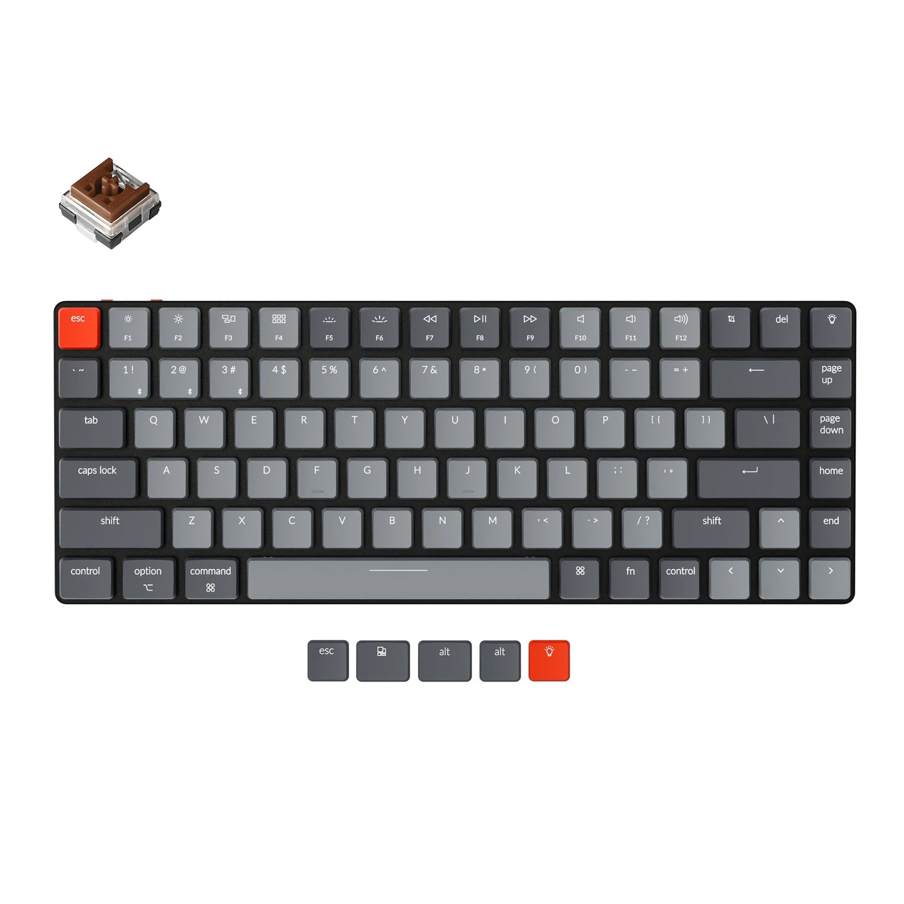 Keychicon ワイヤレスコンピュータープロファイルを備えた超薄型キーパッド 多機能キーボード Rgbバックライト付き Windowsおよびmac 用 キーボード Aliexpress
