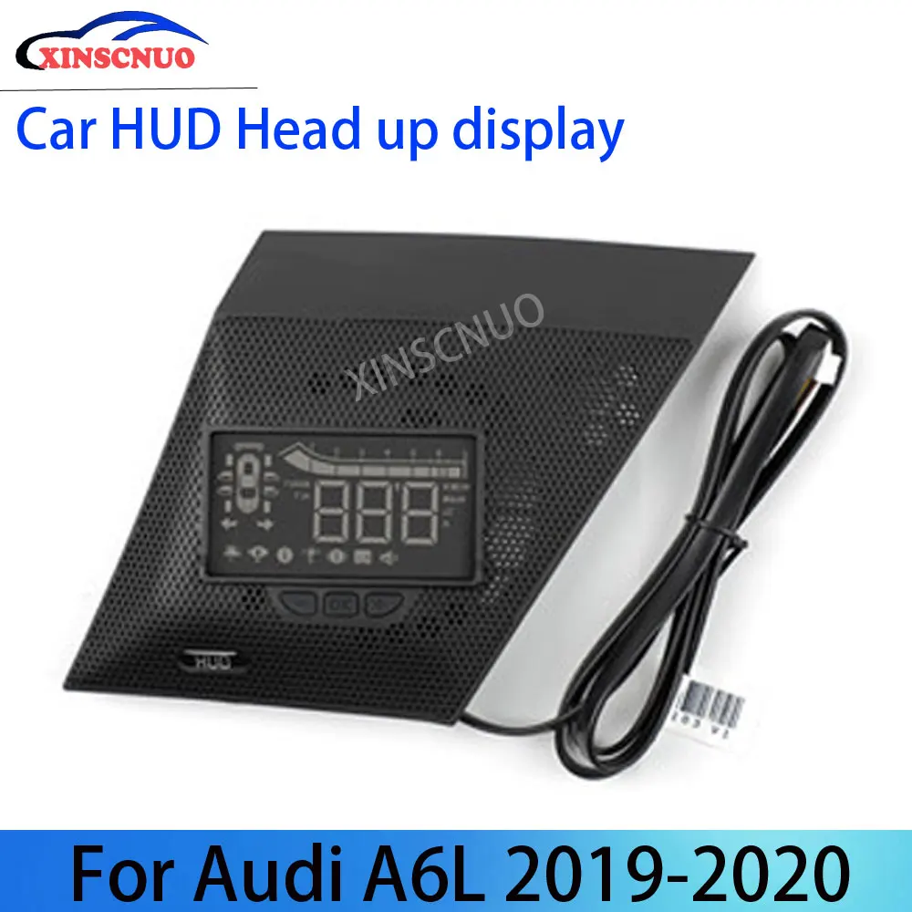 

XINSCNUO Car HUD Head Up Display For Audi A6L 2019 2020 OBD Speedometer Projector Airborne computer