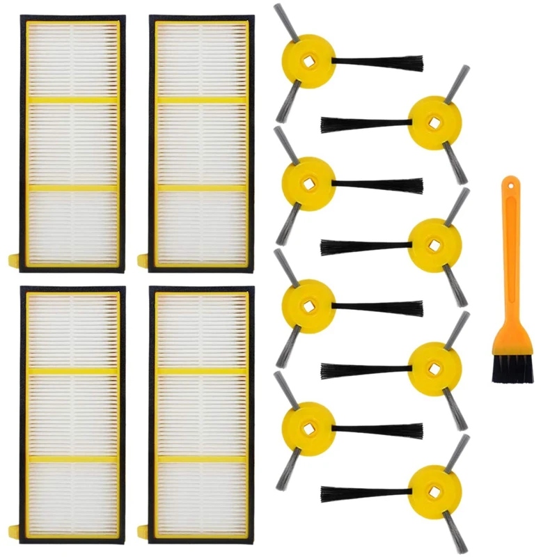 

Replacement Parts For Shark Ion Robotic Vacuum Cleaner Rv700 Rv720 Rv750 Rv755 Accessories 4Pcs Hepa Filter & 8Pcs Side Brushes