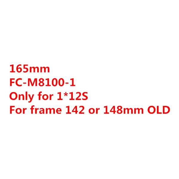 165mm FC-M8100-1 SHIMANO XT 12S M8100 12 Скоростей диаметра окружности болтов(FC-M8100-1 FC-M8120-1 FC-M8130-1 M8120 BOOST Передняя звездочка цепной передачи - Цвет: 165mm FC-M8100-1