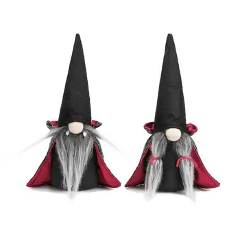 

Halloween Gnome Plush Doll Scandinavian Tomte Ornaments for Halloween Party Decoration