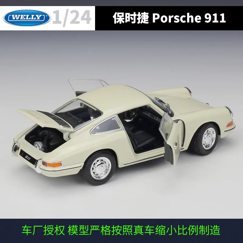 Welly 1:24 Porsche 1964 Porsche 911 сплав модель автомобиля Diecasts& игрушечные транспортные средства коллекционные подарки не-пульт дистанционного управления Тип транспортная игрушка