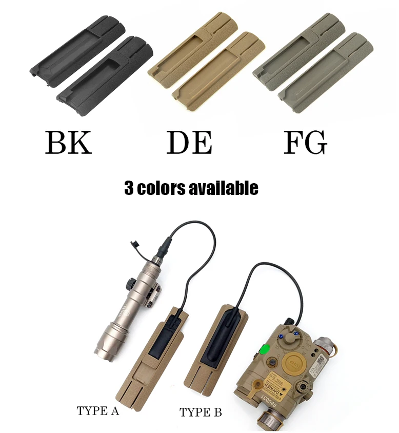 TD шрам карманная панель для LA-5C PEQ15 DBAL laser weaponlighttail Удаленная Защитная панель для M600C/m300A WMX200 insight фонарик