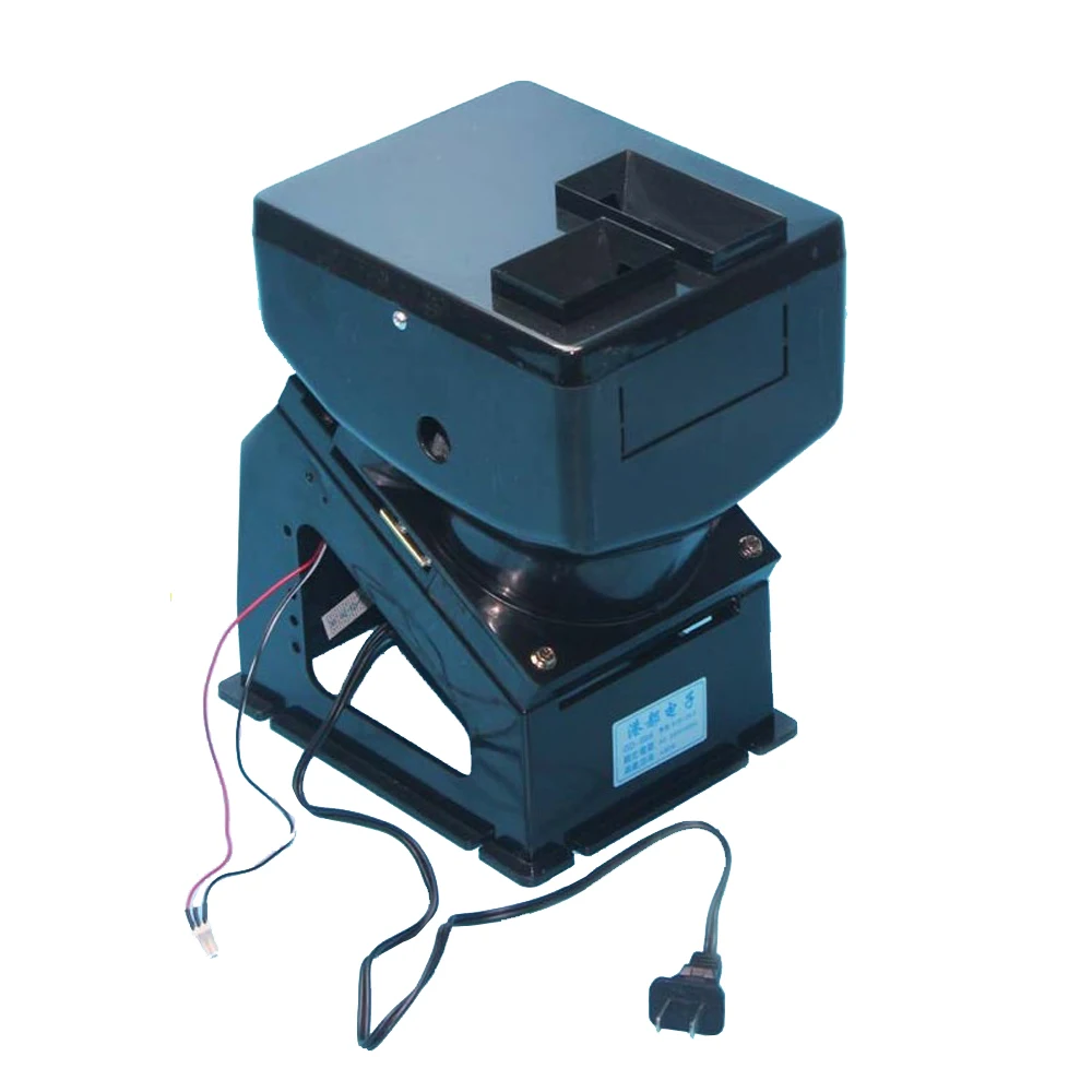 6 Holes 24V 110V 220V Coin Motor Coin Hopper Dispenser US Plug for