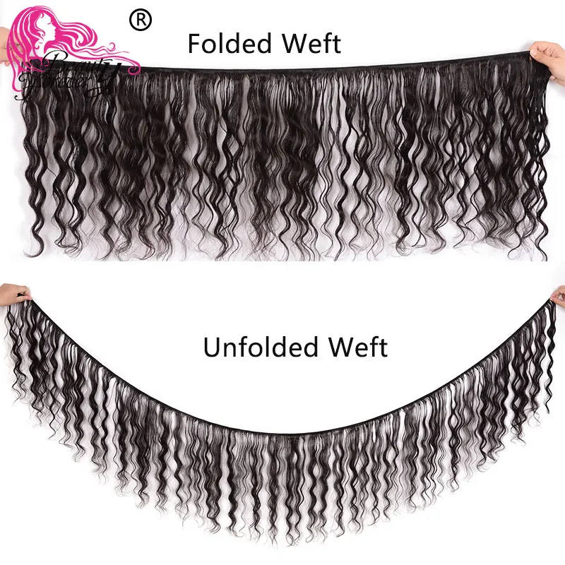 Beauty forever Natur Wave Бразильские косички 3 пучка с 2 шт. закрывания 4*4 же части Remy человеческие волосы пучки с закрытием