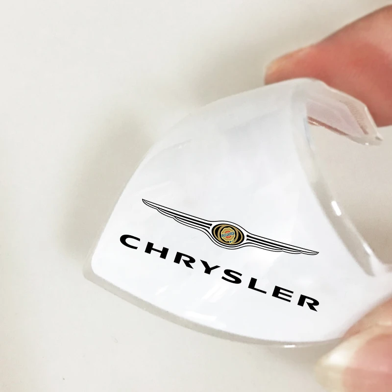 2pcs Silicone Car Door Corner Cover Protector Anti-collision Stickers For Chrysler 300 200 Pacifica Sebring Lancia Thema ST JS