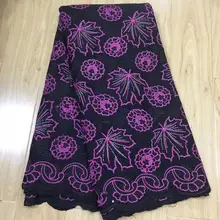 Африканская кружевная ткань, швейцарская вуаль, кружево высокого качества со стойками, Лидер продаж, швейцарское кружево из вуали, швейцарское кружево для платья, 5 ярдов