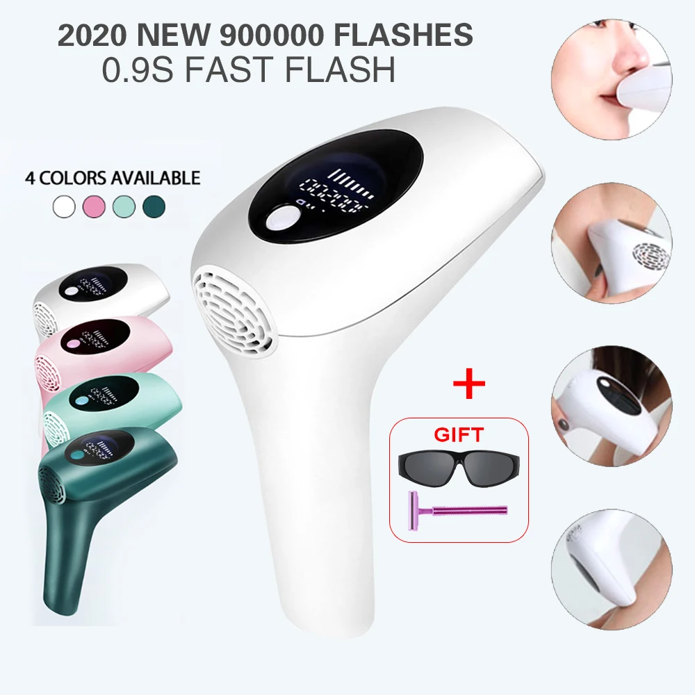 

Newset Epilator 900000 flashes Photoepilator LCD laser hair removal Household Device Men and Women Facial Private Parts Shaving