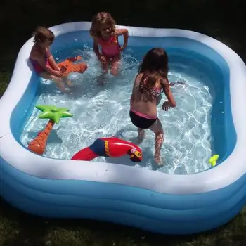 

Thick Kids inflatable Pool High Quality Children's Home Use Paddling Pool Large Size Inflatable Plum type Swimming Pool 40a