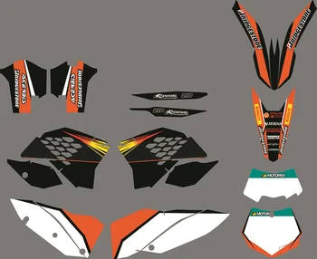 

Dirt Bike Fairing Decal Team Graphics Sticker for KTM SX SXF EXC EXCF XCF 2008 2009 2010 125 200 250 300 350 450 525