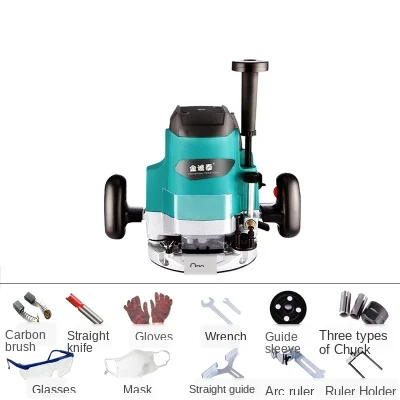 Electric Router Woodworking Trimmer Wood Slot Machine Electric Milling Machine Engraving Machine