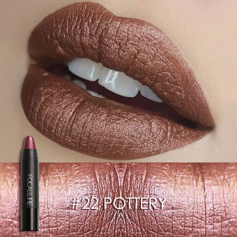 thumbnail image 1 of FOCALLURE Nude Velvet Matte Lipstick Waterproof Long-lasting Rendering Non-stick Sexy Lipbalm Lip Pencil Women Cosmetics Makeup, 1 of 5