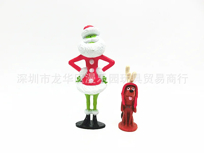 ThinkEasy ПВХ Grinch игрушки Фигурки Куклы для детей Рождественская тема