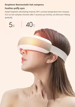 

Smart Eye Massager Air Compression Heated Massage Bluetooth Music Eyes Dark Circles Remove Foldable Massage Relaxation 4 Modes