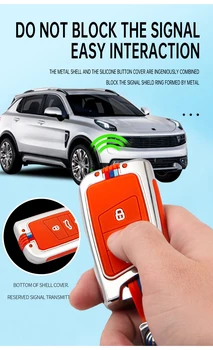 Fob della protezione della copertura della cassa chiave dell'automobile in lega di zinco per VW Volkswagen Passat B8 Magotan Golf per Skoda Kodiaq Superb A7 accessori 5 Fob della protezione della copertura della cassa chiave dell'automobile in lega di zinco per VW Volkswagen Passat B8 Magotan Golf per Skoda Kodiaq Superb A7 accessori - Fob della protezione della copertura della cassa chiave dell automobile in lega di zinco per