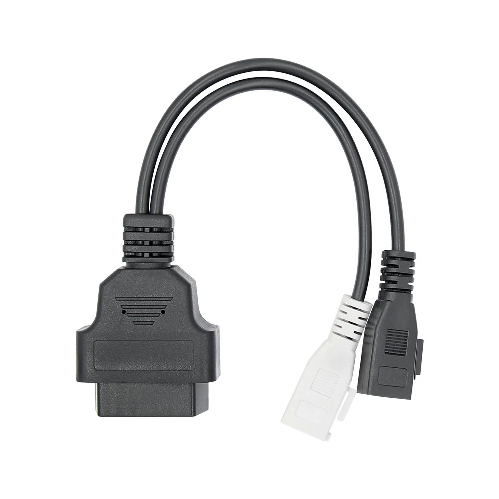 Кабель OBD2 для Audi 2x2 16 Pin адаптер 2 + OBDII PIN Автомобильный Диагностический кабель