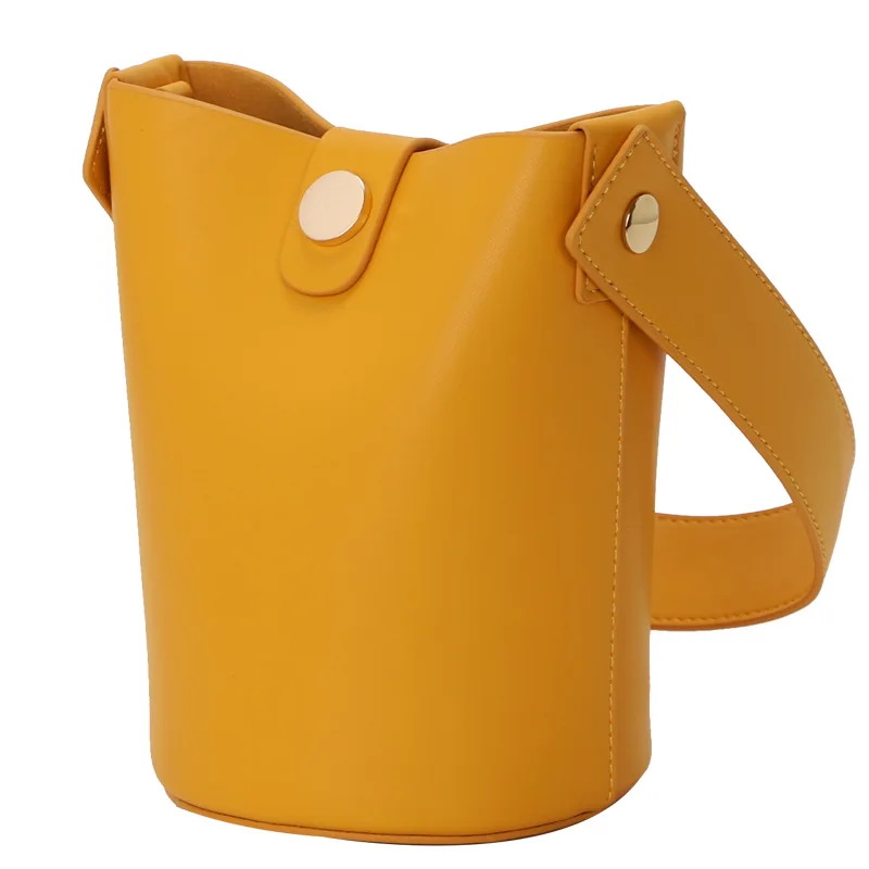 

Spring and summer new leather handbag mini retro super hot bucket bag Korean version fashion single-shoulder oblique cow bag