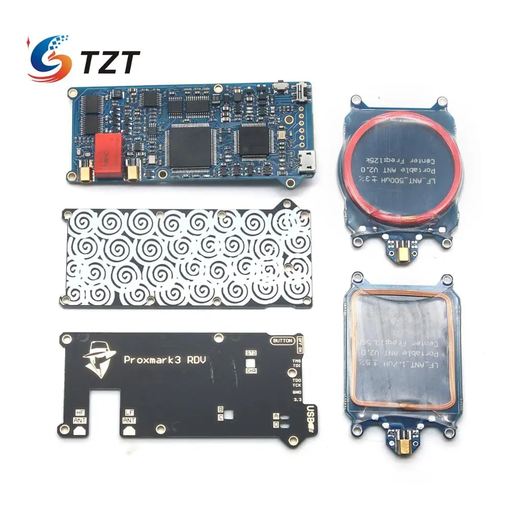 TZT ELECHOUSE Proxmark3 V2 DEV наборы RFID Программист Cloner Дубликатор считыватель писатель UID T5577 NFC копир Proxmark 3 клон Duplic