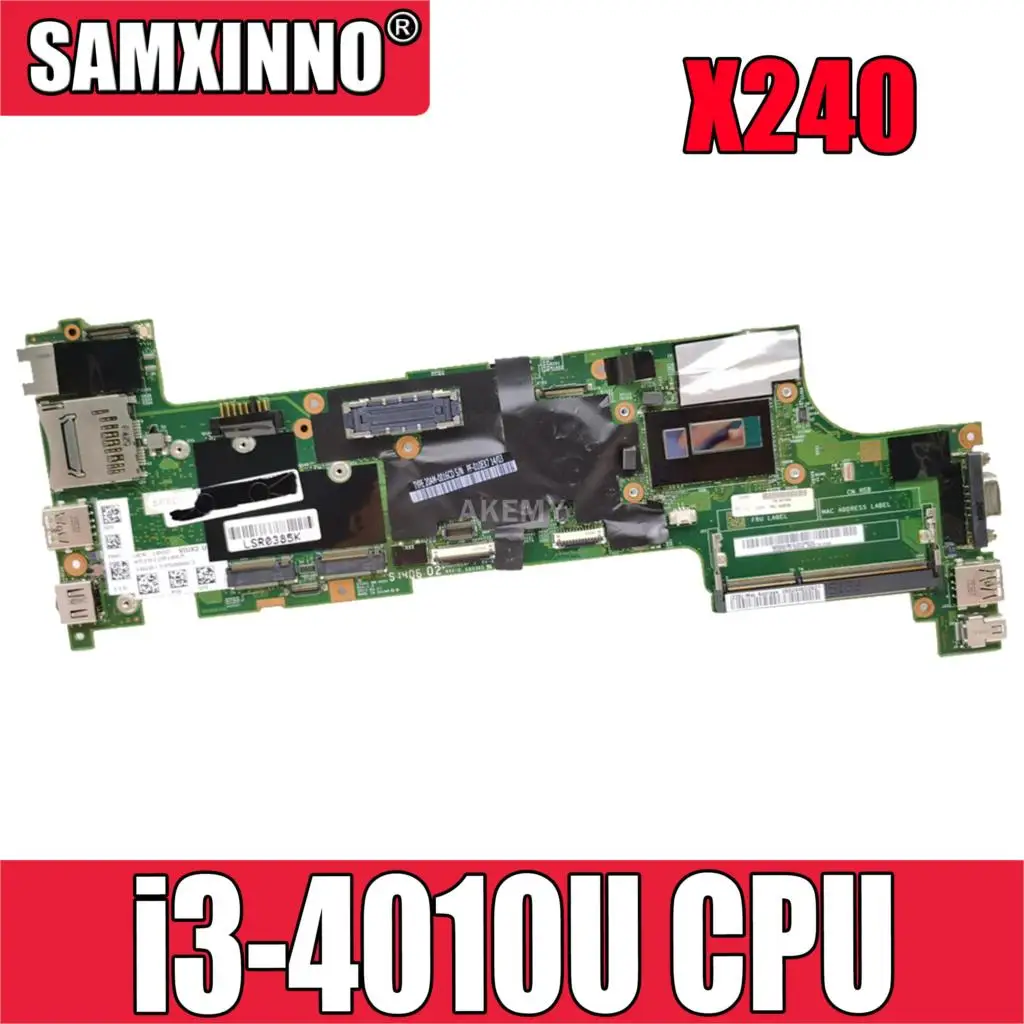 SAMXINNO For Lenovo ThinkPad X240 laptop Mainboard VIUX1 NM-A091 Motherboard with i3-4010U CPU mainboard motherboard | Компьютеры и