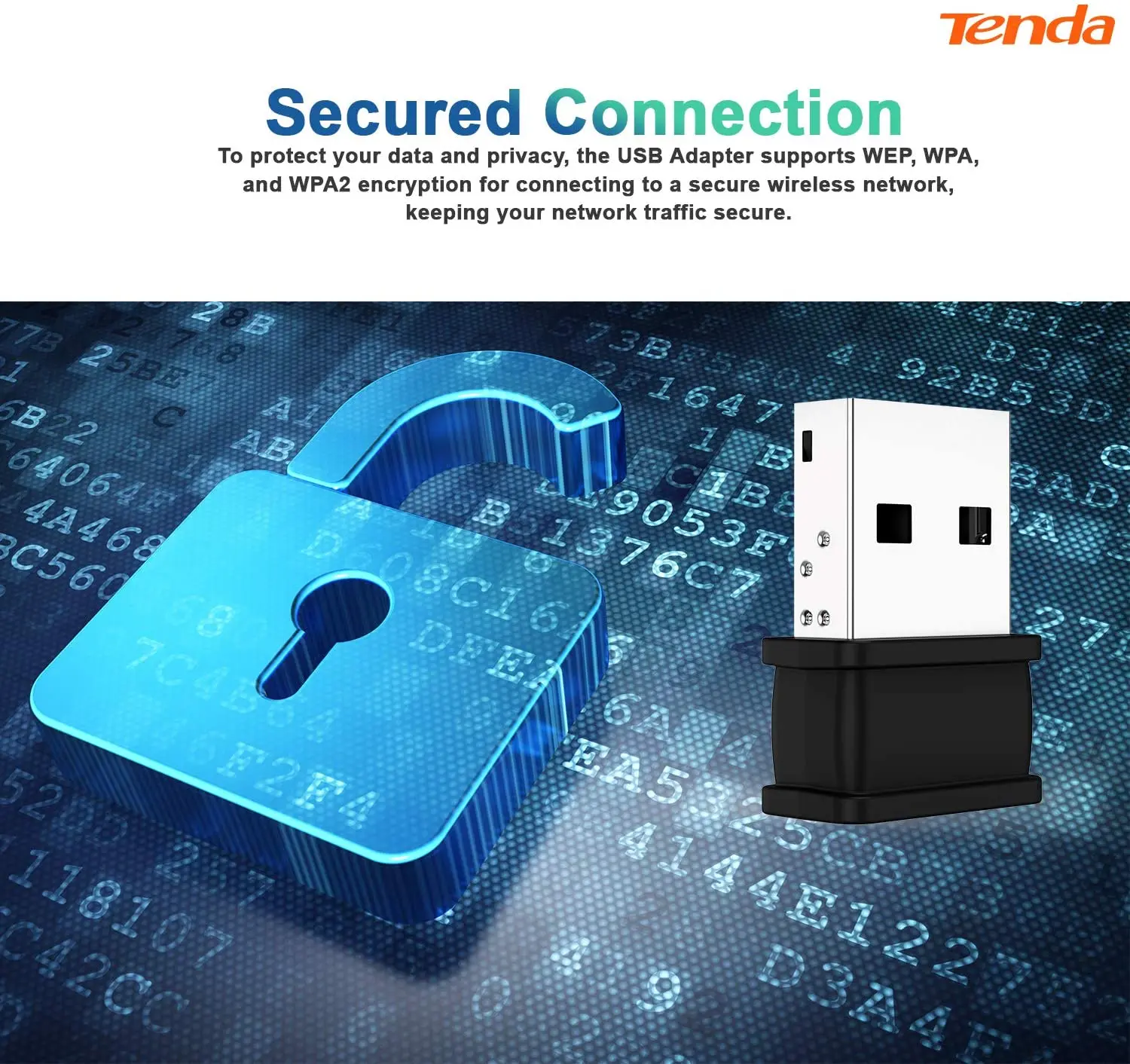 Tenda-placa de Rede sem Fio W311mi Adaptador Wifi 150mbs Usb Usb 2.4g para Laptop e Desktop - Imagem 6