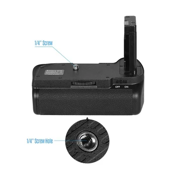 

Vertical Battery Grip Holder for Nikon D5100 D5200 Dslr Camera En-El 14 Battery Powered with Ir Remote Control